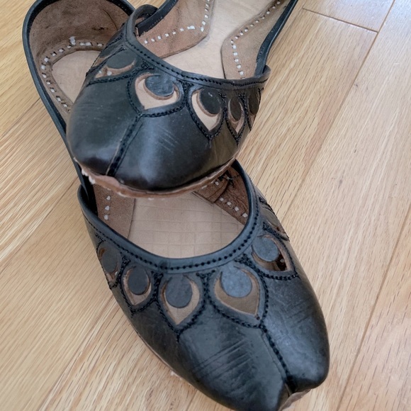 BNWT 💯 leather handmade khussa flats jutti - Picture 4 of 4